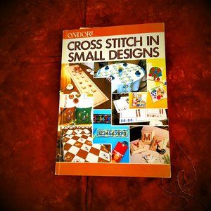 ONDORI Cross Stitch in Small Designs book 1977